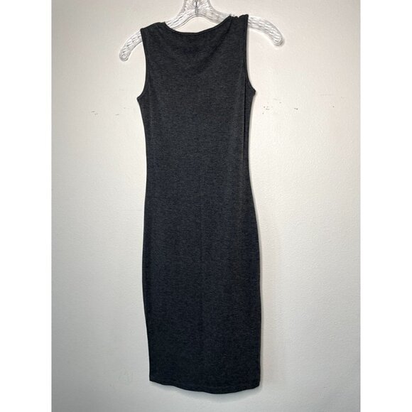 Tam Ware Women's Sleeveless Maxi Dress Charcoal SIze Small - Picture 5 of 5